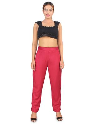 high rise flat front trouser - 16884582 - Standard Image - 4