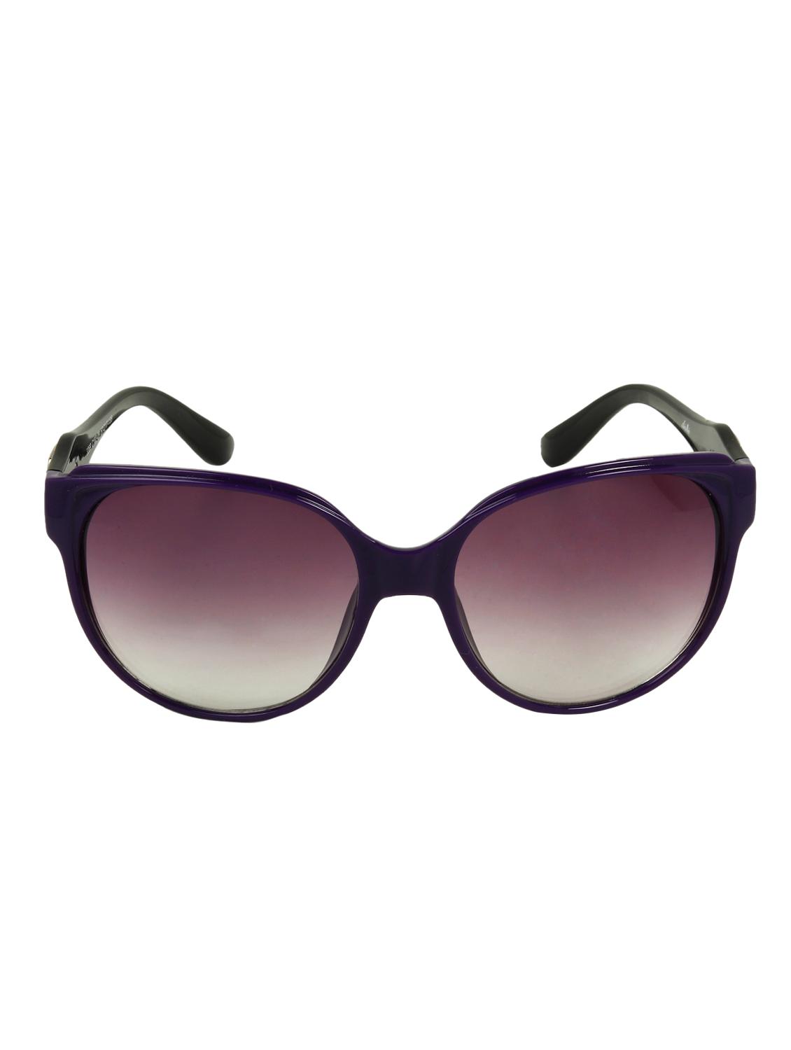 fancy purple daynight shade glass purple black cateye frame sunglasses 218 for women by henry richel - 16884676 - Zoom Image - 1