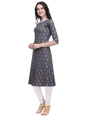 printed a-line kurta - 16884918 - Standard Image - 2
