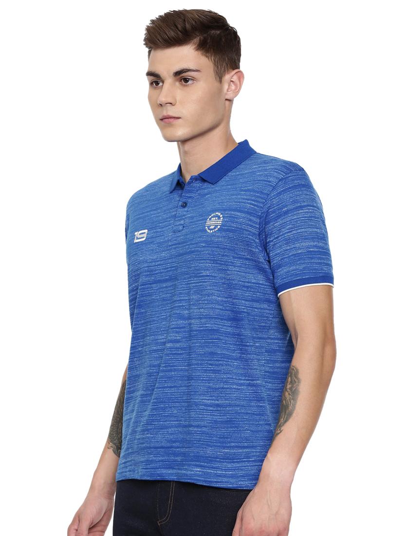 blue collared t-shirt - 16886360 - Zoom Image - 2