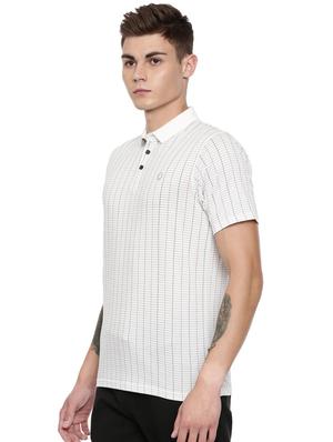white striped collared t-shirt - 16886405 - Standard Image - 2