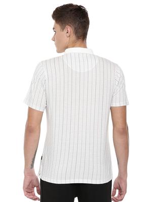 white striped collared t-shirt - 16886405 - Standard Image - 3