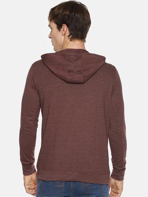 brown solid sweatshirt - 16887091 - Standard Image - 3