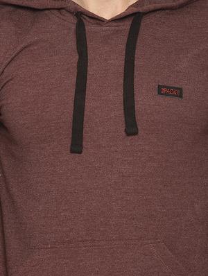 brown solid sweatshirt - 16887091 - Standard Image - 5