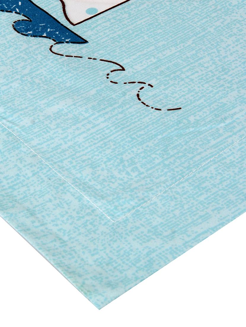 pure cotton double bedsheet with two matching pillow covers - 16887445 - Zoom Image - 3