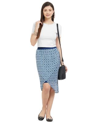 high rise printed tulip skirt - 16887460 - Standard Image - 4