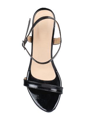 black ankle strap sandals - 16887650 - Standard Image - 4