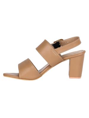 beige back strap sandals - 16887658 - Standard Image - 2