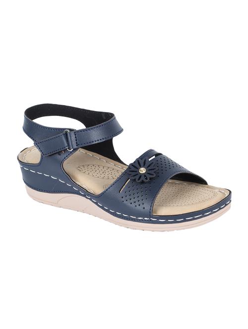 blue back strap sandals - 16887668 - Standard Image - 1