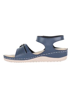 blue back strap sandals - 16887668 - Standard Image - 2