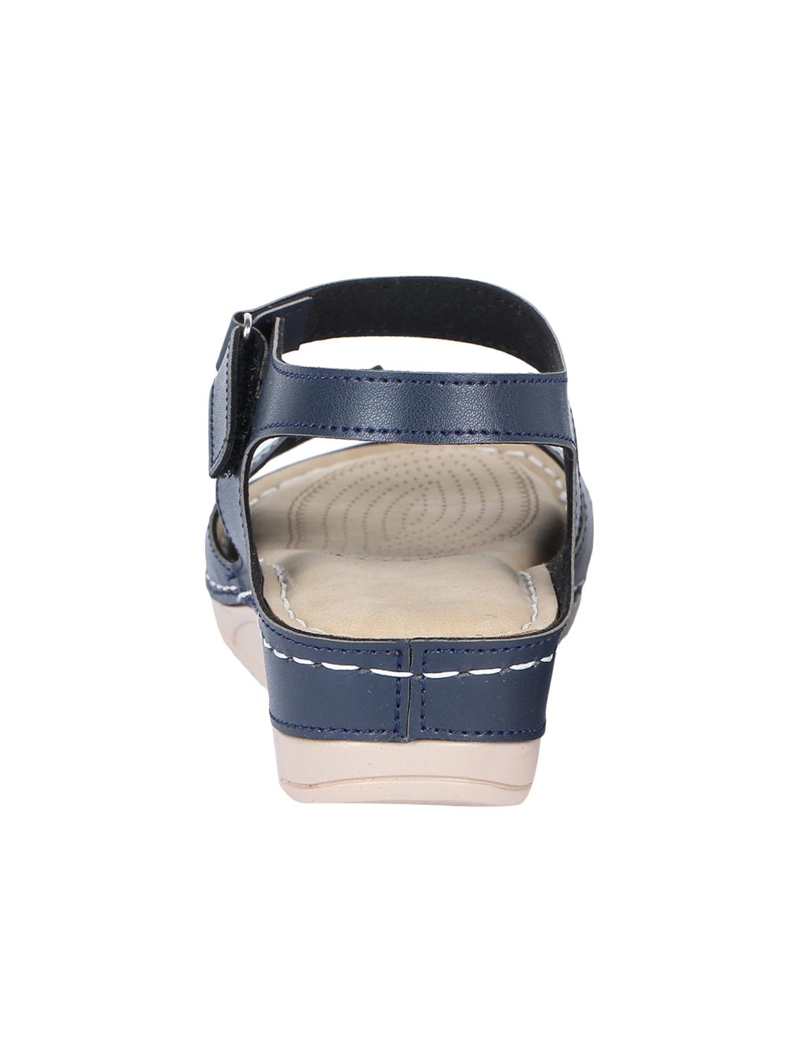 blue back strap sandals - 16887668 - Zoom Image - 3