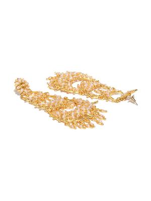 gold brass chandballi earring - 16888125 - Standard Image - 2