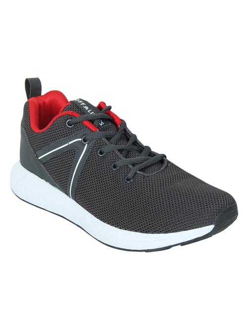 grey lace up sport shoes - 16888223 - Standard Image - 1