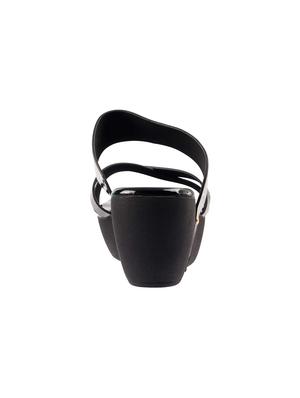 black slip on wedges - 16888389 - Standard Image - 3