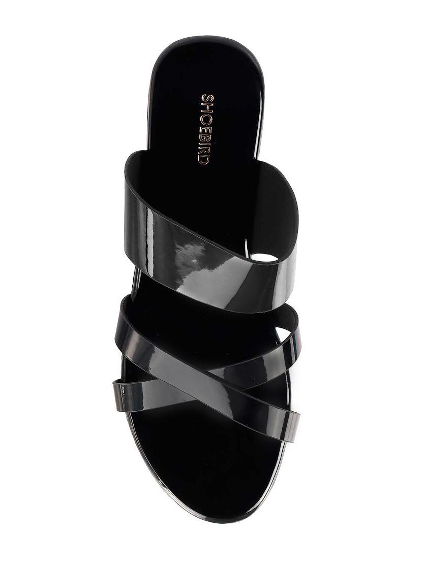 black slip on wedges - 16888389 - Zoom Image - 4
