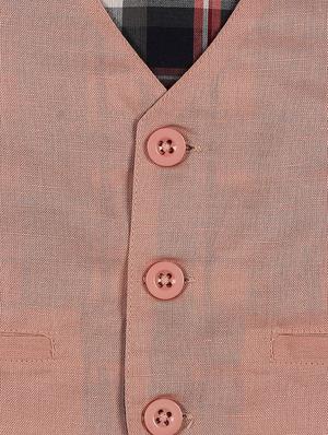 brown cotton waistcoats - 16888584 - Standard Image - 3