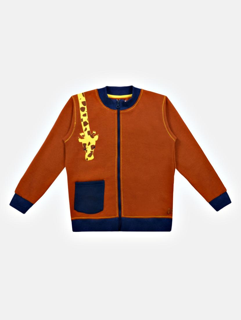brown fleece quilted jackets - 16888671 - Zoom Image - 1