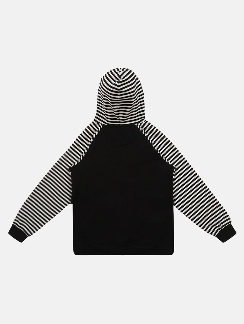 black fleece sweatshirt - 16888776 - Zoom Image - 2