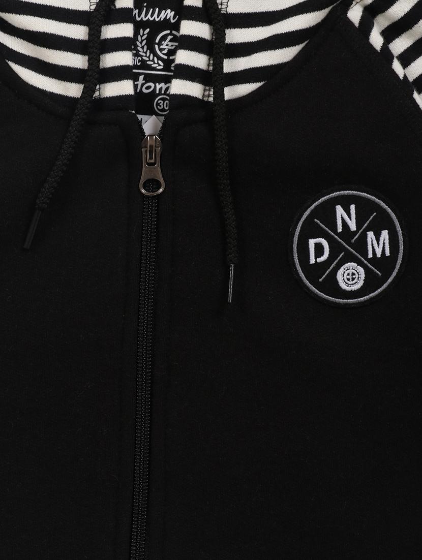 black fleece sweatshirt - 16888776 - Zoom Image - 4