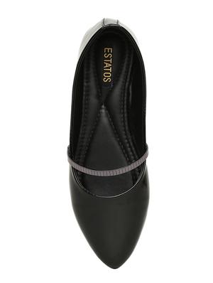 black slip on ballerinas - 16888862 - Standard Image - 4