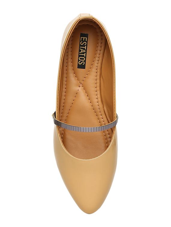 beige slip on ballerinas - 16888863 - Zoom Image - 4