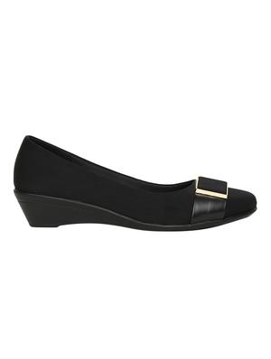 black slip on wedges - 16888866 - Standard Image - 2