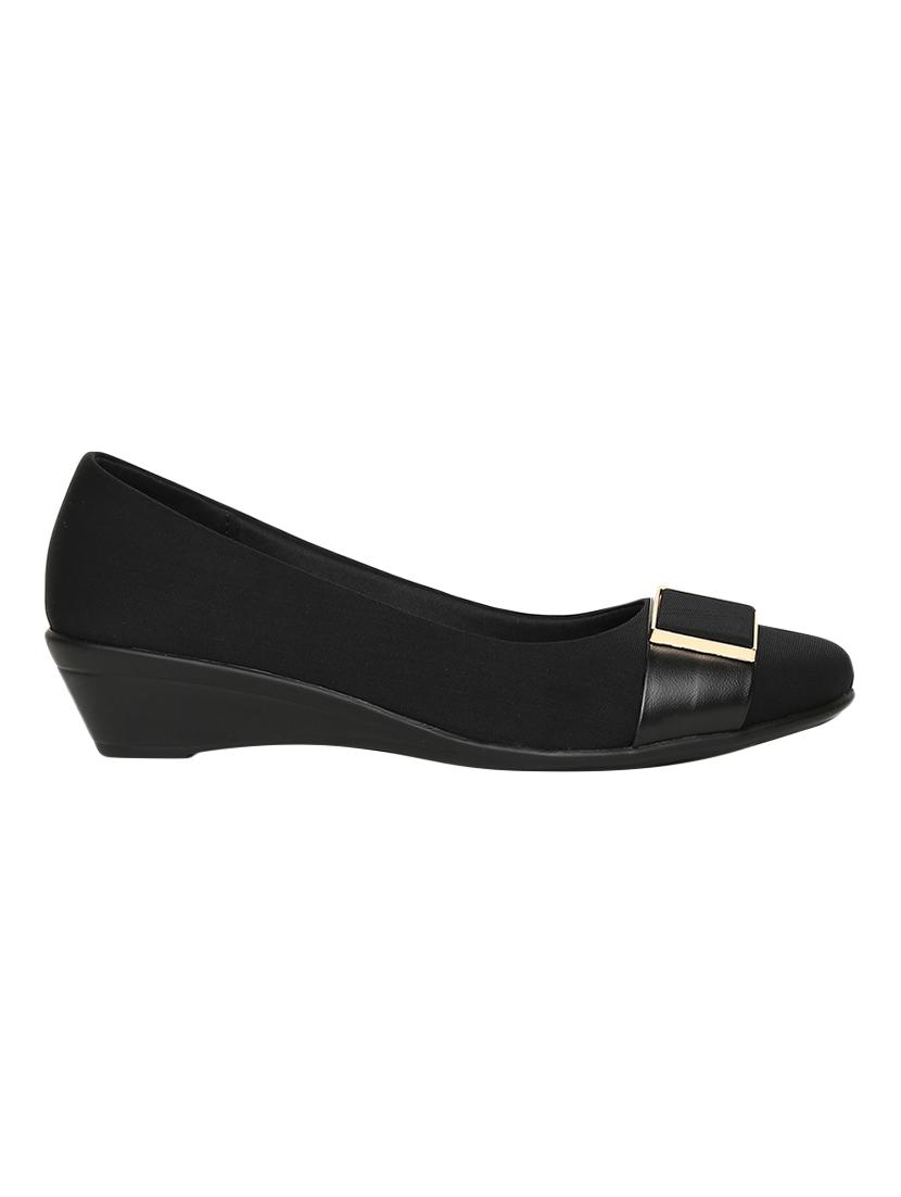 black slip on wedges - 16888866 - Zoom Image - 2