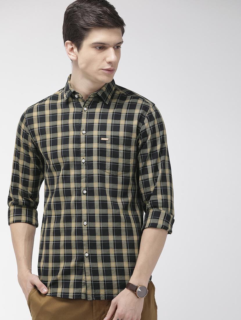 black checkered casual shirt - 16889168 - Zoom Image - 1