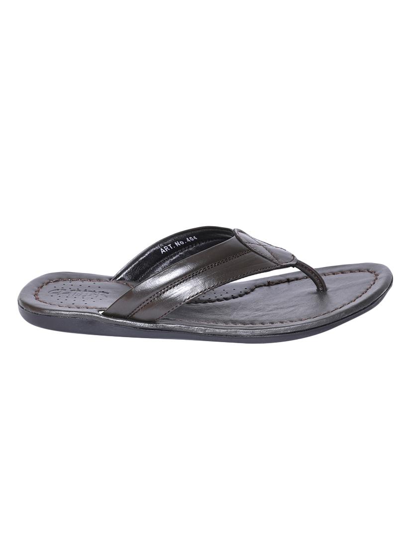 brown toe separator slippers - 16889238 - Zoom Image - 2