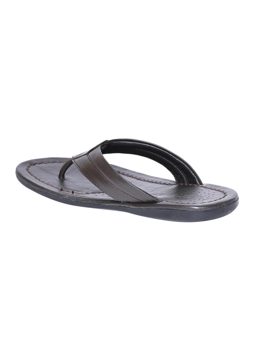 brown toe separator slippers - 16889238 - Zoom Image - 3