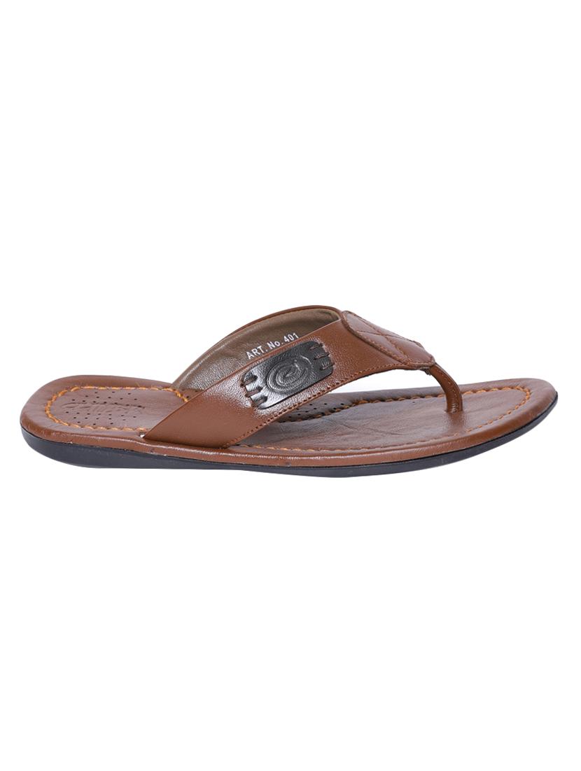 tan toe separator slippers - 16889240 - Zoom Image - 2