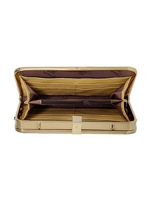 brown leatherette (pu) combo handbag - 16889359 - Standard Image - 6