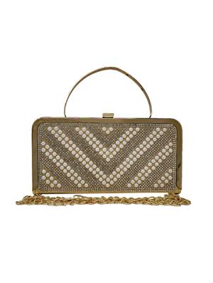 brown leatherette (pu) combo handbag - 16889359 - Standard Image - 7