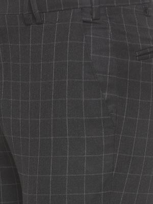 black checkered single breasted formal blazer - 16889567 - Standard Image - 5