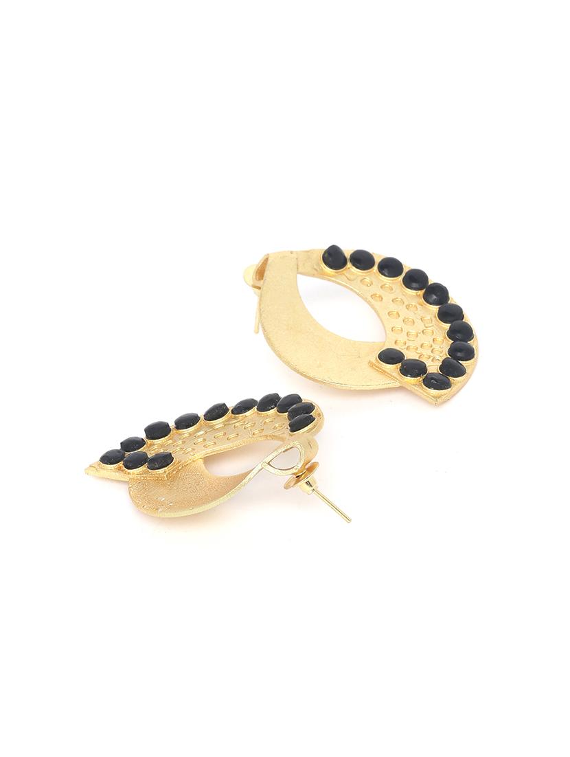 black brass drop earring - 16889712 - Zoom Image - 2