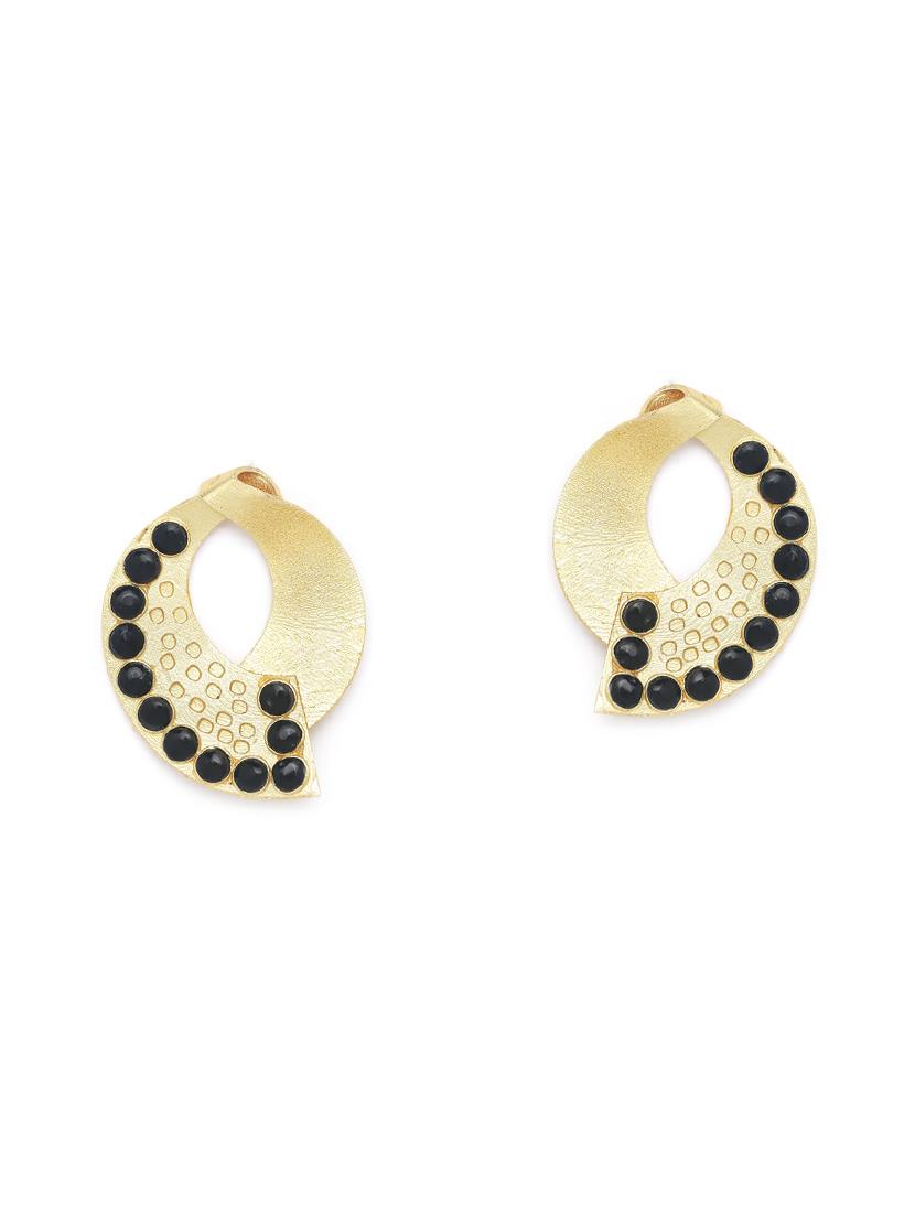 black brass drop earring - 16889712 - Zoom Image - 3