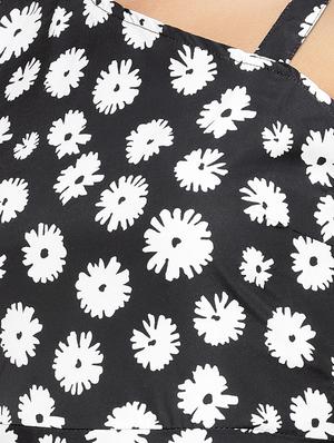 single shoulder floral a-line dress - 16889823 - Standard Image - 5
