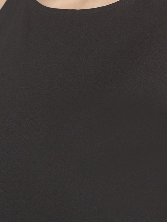 round neck belted fit & flare dress - 16889866 - Zoom Image - 5