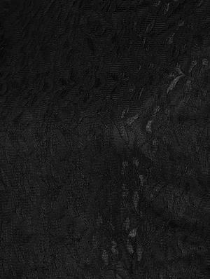 boat neck laced fit & flare dress - 16889877 - Standard Image - 5