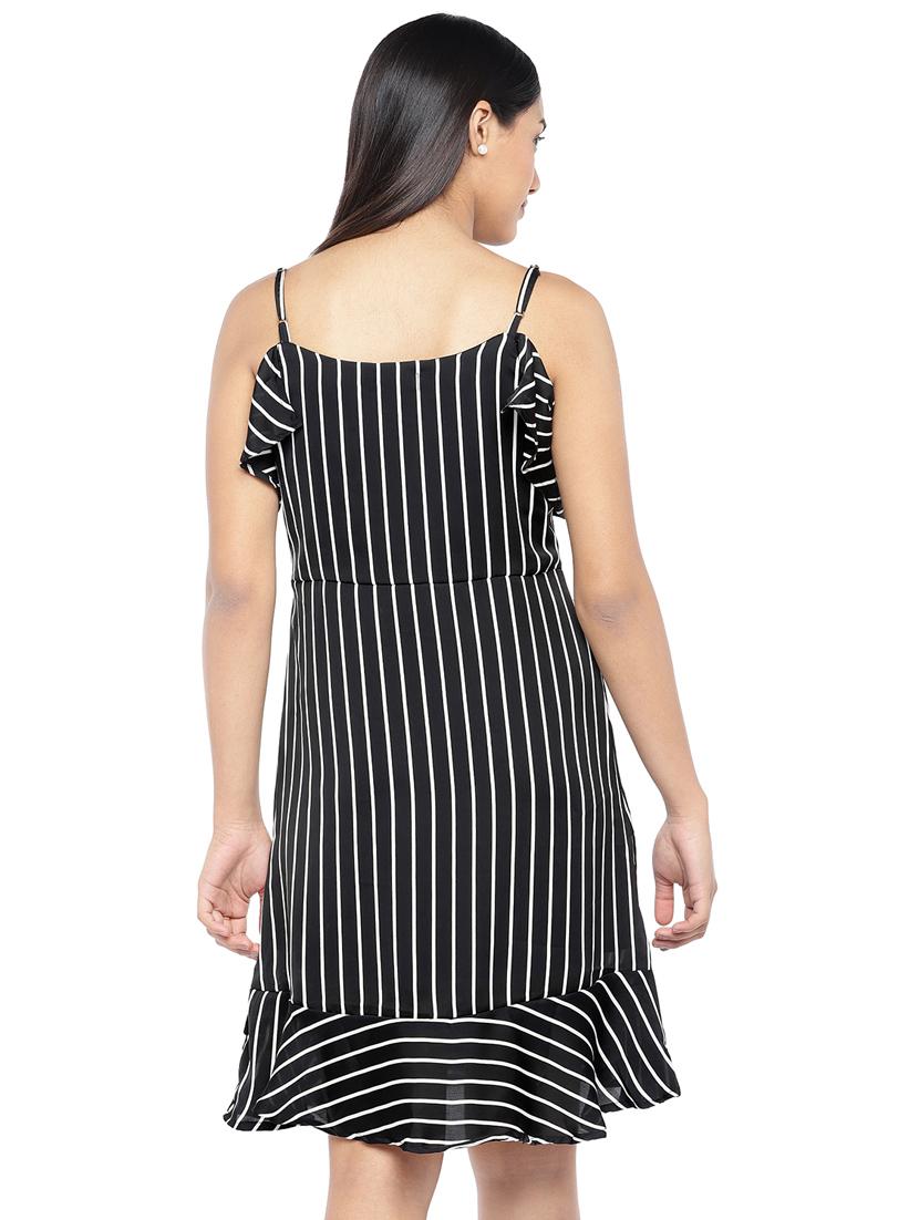 cami neck striped a-line dress - 16889932 - Zoom Image - 3