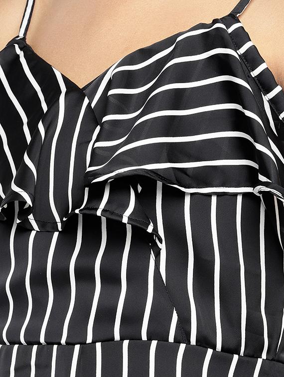 cami neck striped a-line dress - 16889932 - Zoom Image - 5