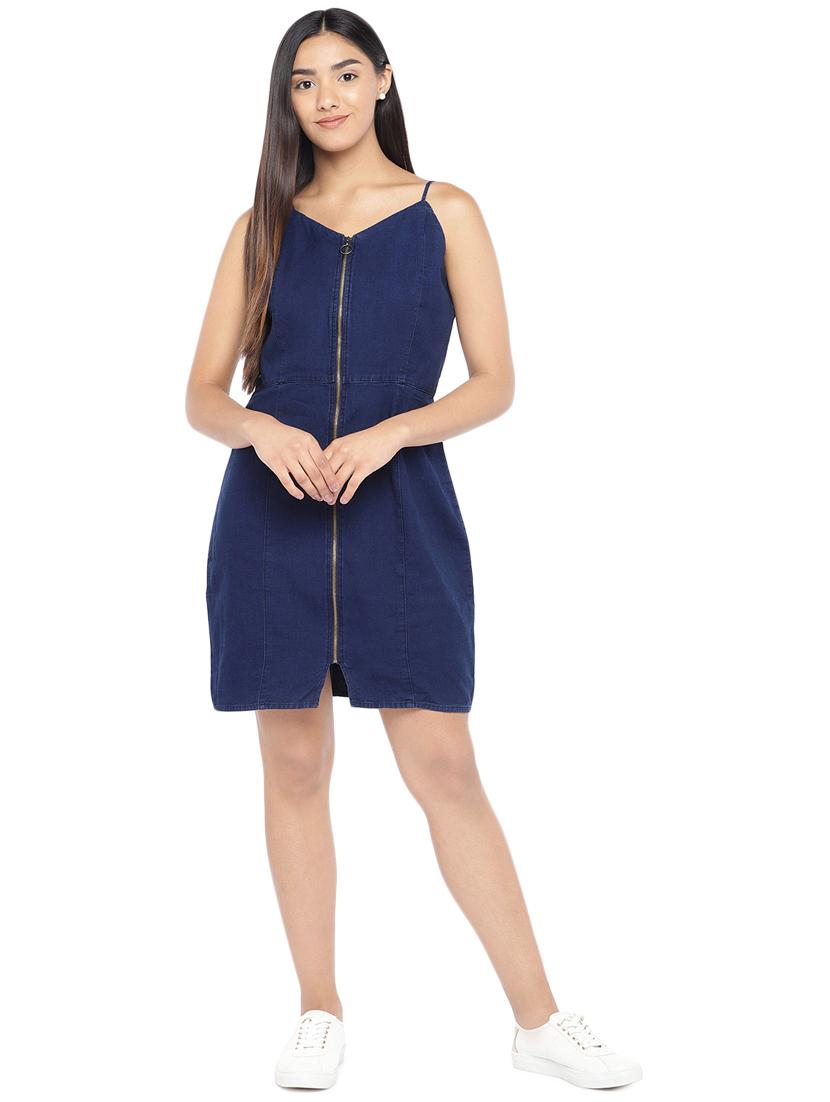 cami neck zip up sheath dress - 16889937 - Zoom Image - 4
