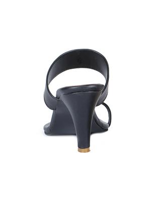black one toe sandals - 16890041 - Standard Image - 3