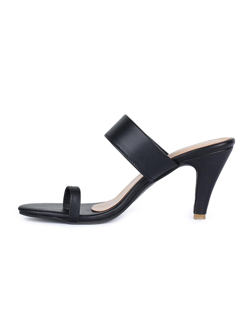 black one toe sandals - 16890041 - Zoom Image - 2