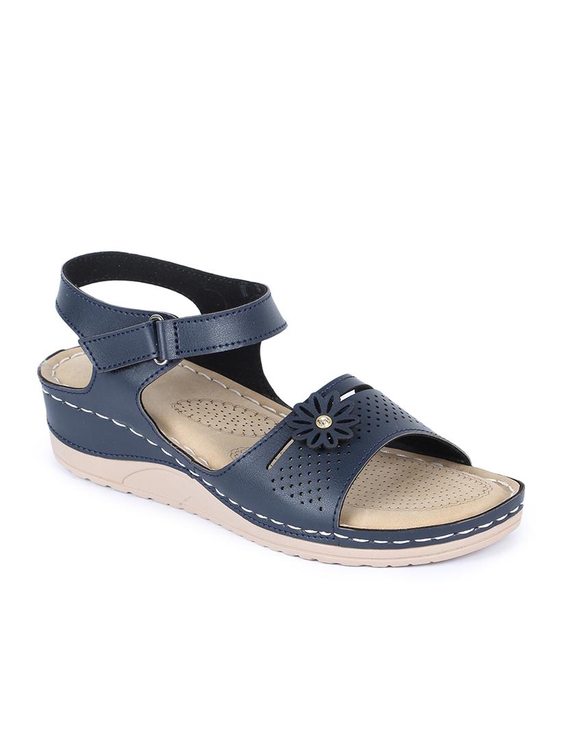 blue back strap wedges - 16890056 - Zoom Image - 1