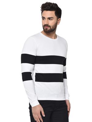 white taped t-shirt - 16890138 - Standard Image - 2