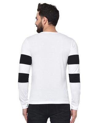 white taped t-shirt - 16890138 - Standard Image - 3