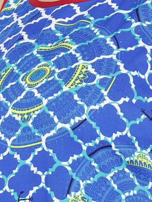 printed a-line kurta - 16890780 - Standard Image - 4