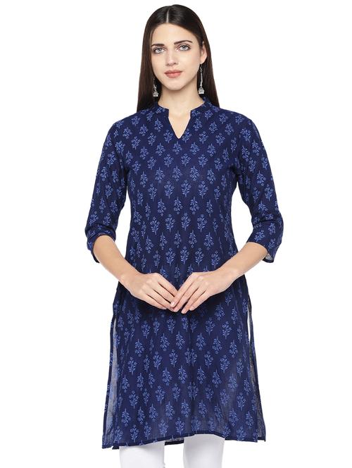 floral straight kurta - 16890816 - Standard Image - 1