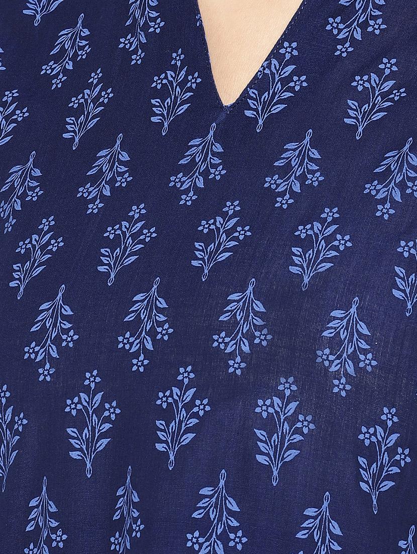 floral straight kurta - 16890816 - Zoom Image - 5